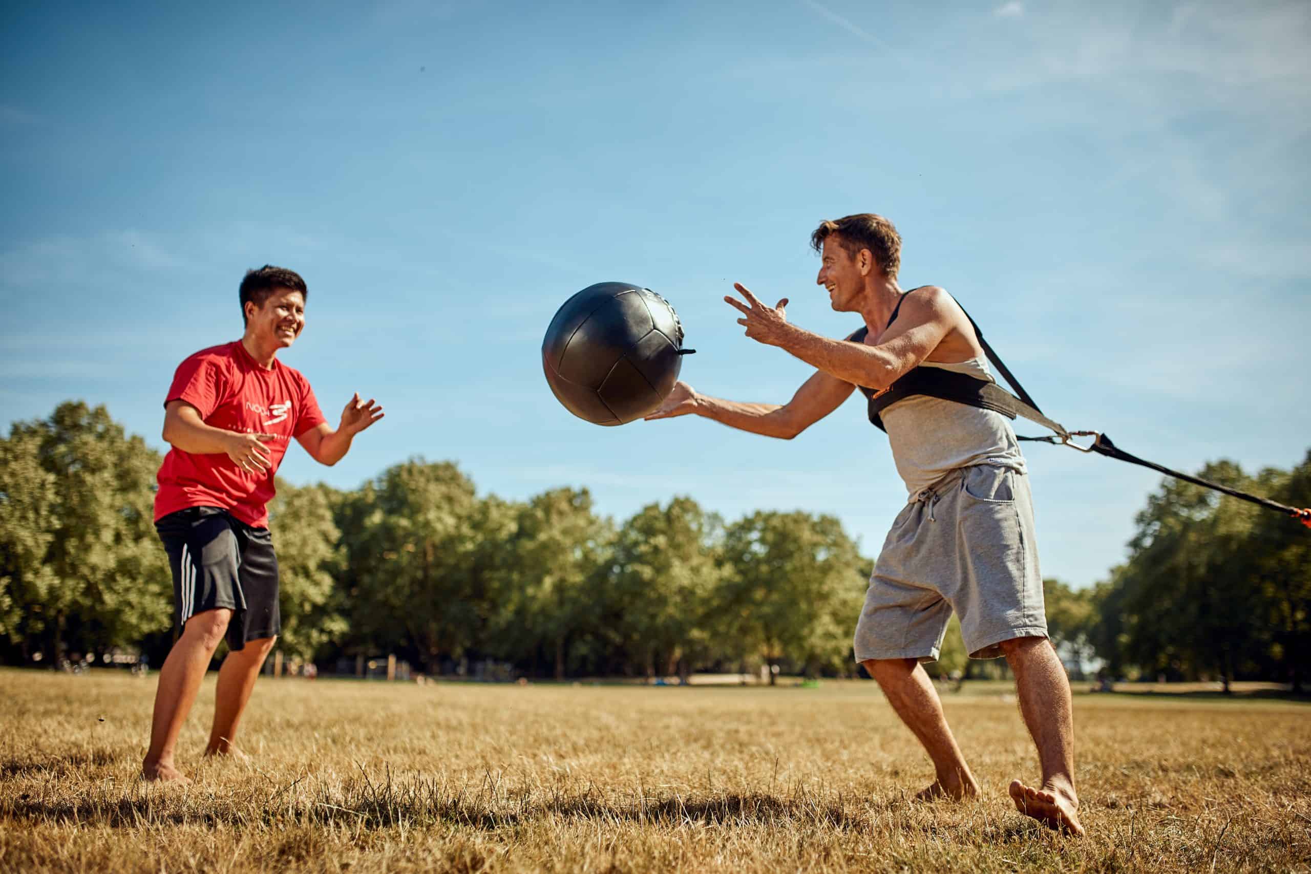 Personal Training auf dem Grüngürtel in Koeln