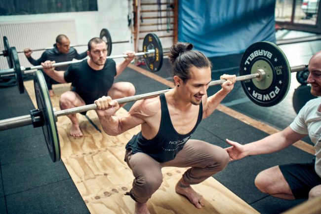 Squats im Noch3 Personal Training Studio in Köln
