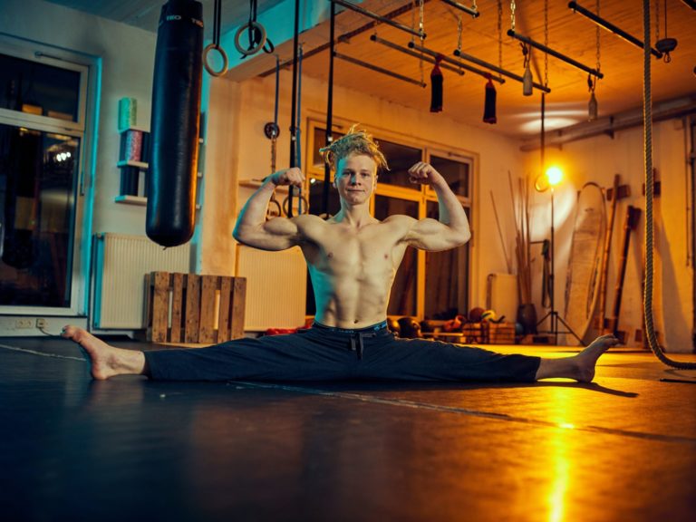 Coach Felix im Spagat